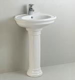 尼爾斯立柱盆 現代衛浴空間的優雅選擇